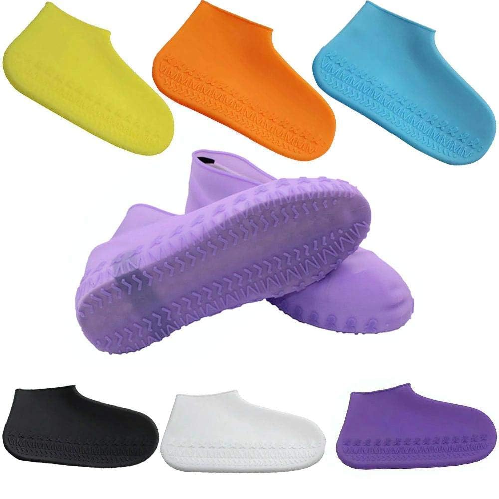 BISONBERG Reusable Overshoes Shoe Covers Water Resistant Protective Silicone Shoe Covers for Kids, Man and Woman - US Size Medium Multicolor (B0D5XR9JKX) Amazon Price History, Amazon Price Tracker
