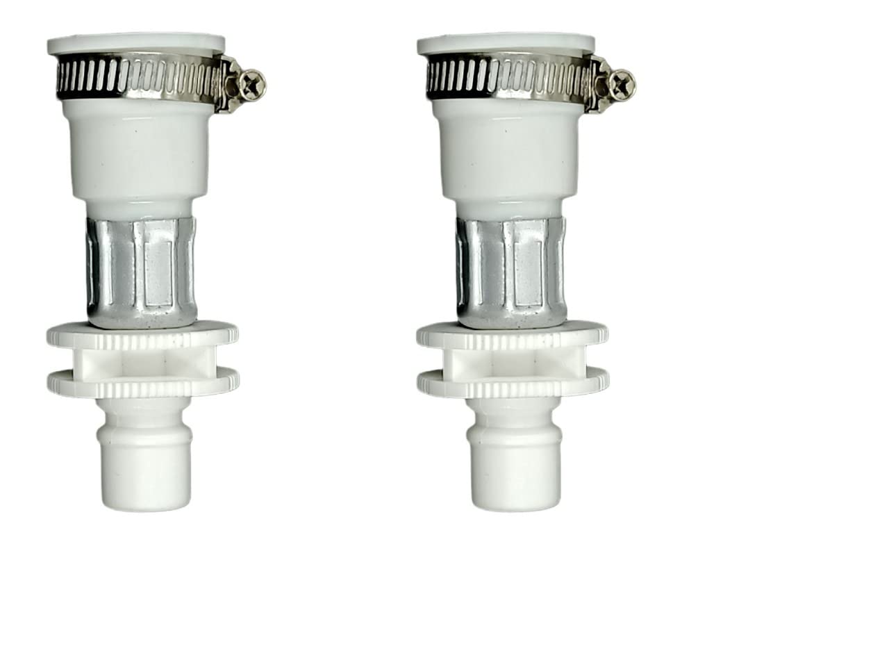 AMAZOR Washing Machine tap | Plastic Washing Machine Water Inlet inflow Hose Pipe Tap Adapter/connector With Metal Hose Clamp (PACK 2) (B0952746PX) Amazon Price History, Amazon Price Tracker