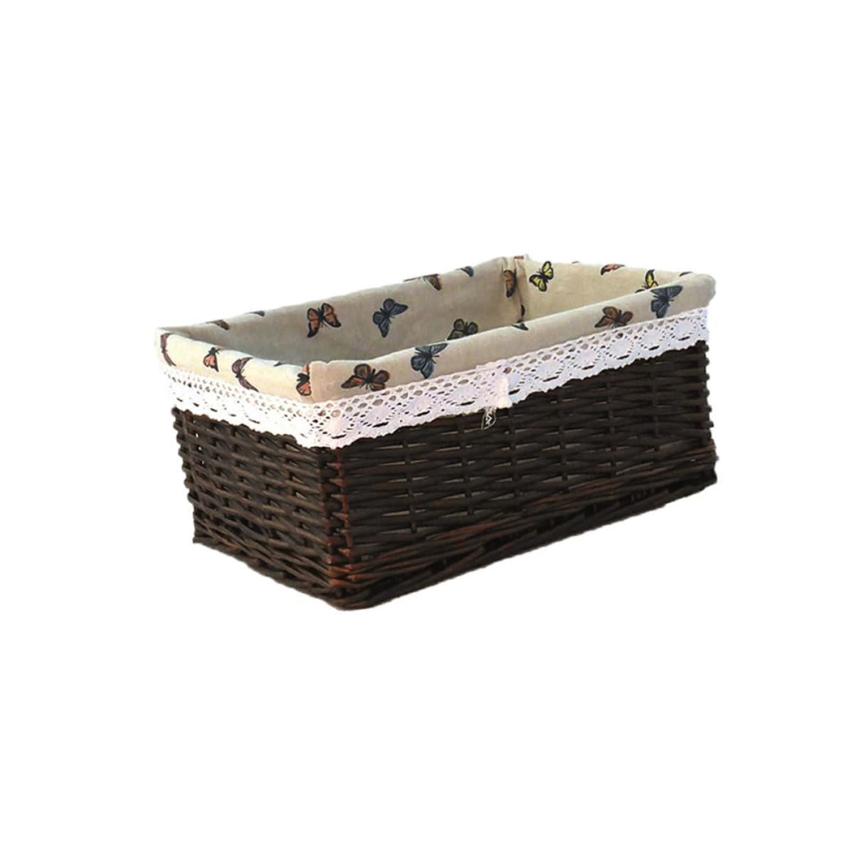 Panier de rangement en osier pour stopper le désordre des jouets et du linge