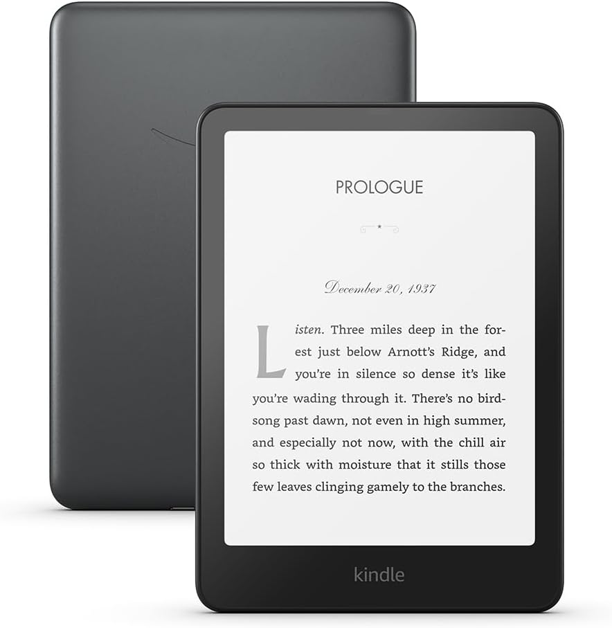 Amazon Kindle Paperwhite Signature Edition (32 GB) – Our fastest Kindle with an auto-adjusting front light and weeks of battery life – Metallic Black