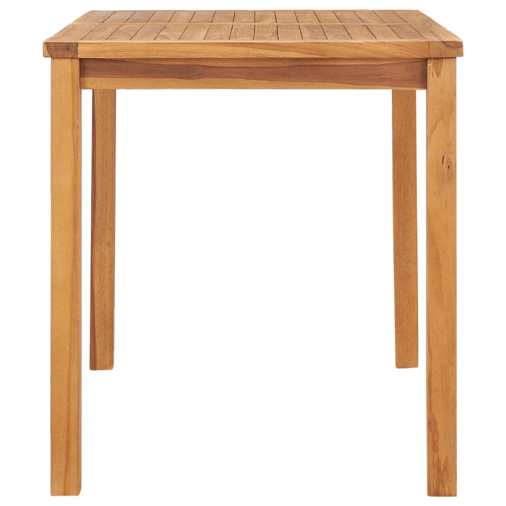 Tavolo da Pranzo per Giardino 120x70x77 cm in Massello di Teak,Tavolo da Pranzo da Giardino,Tavolo da Giardino,Tavolo da Giardino Esterno-49360