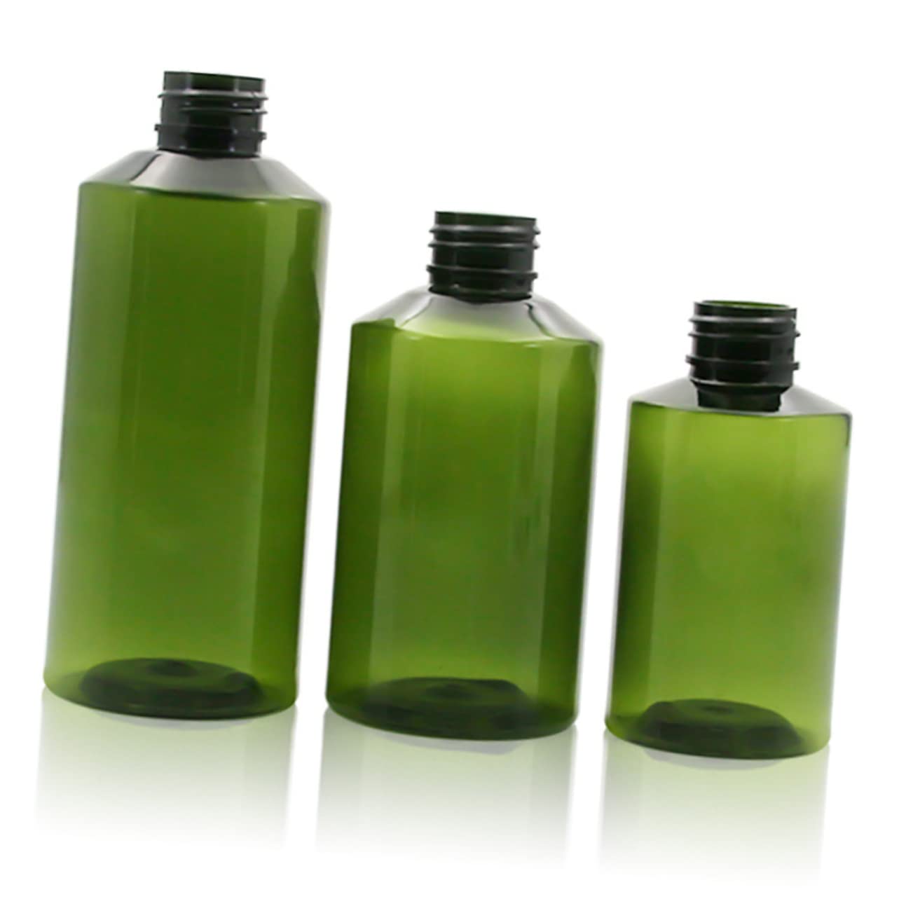 MAGICLULU 10 Flaconi Spray Da 200 Ml Riutilizzabili Con Pompa in Plastica Fine Facili Da Trasportare Con Pressione A Una Mano Verdi
