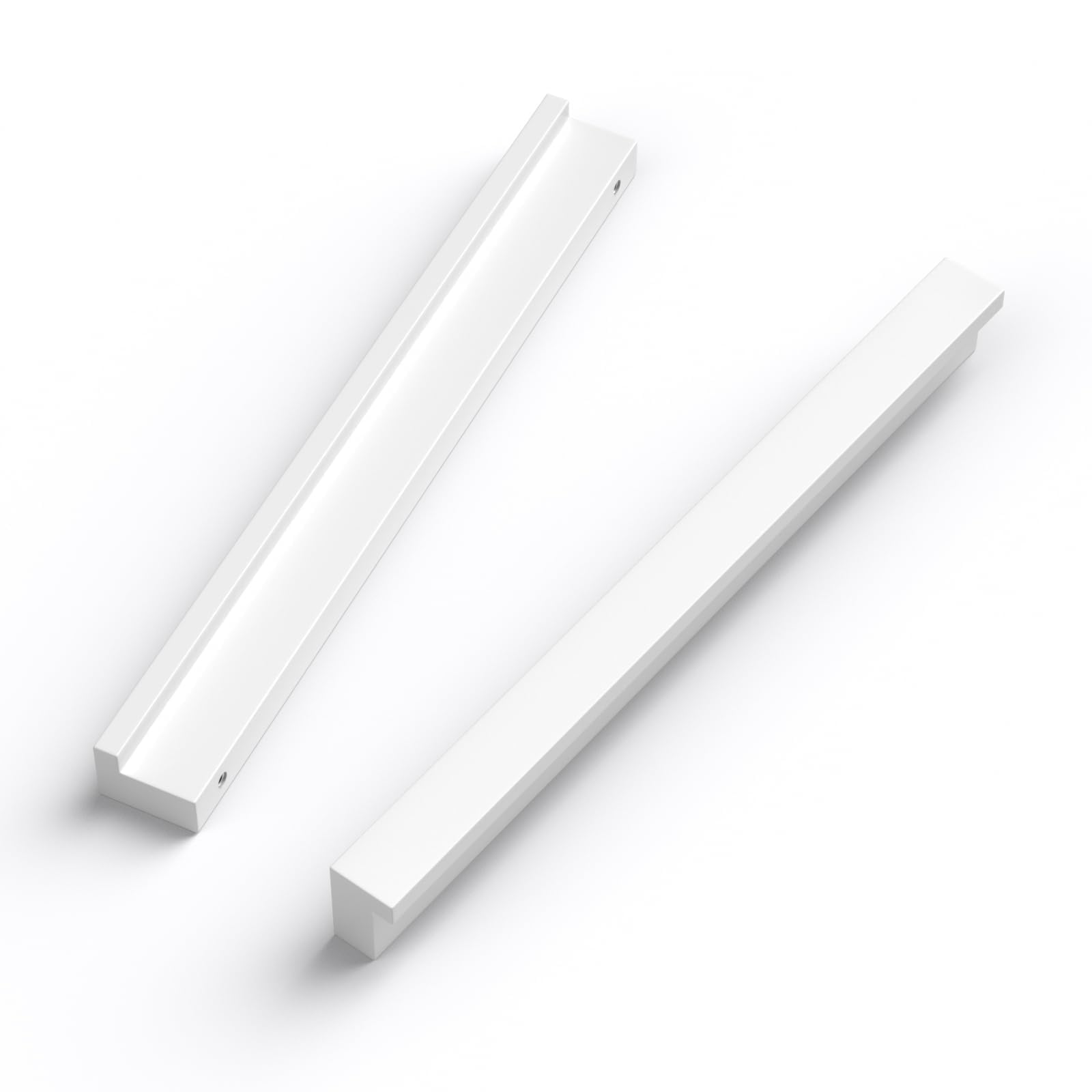 LONTAN 2 Stück Griffe Weiß Möbelgriffe 160mm lochabstand Schrankgriffe Küchengriffe für Küchenschränke Türgriffe Küche Schubladengriff