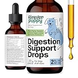 Forever Puppy Digestion Drops for Dogs - Fennel Seeds & Licorice Root Extract for Dogs' Gut Cleanse - Liquid Digestive Health Support Fiber Supplement for All Breeds & Sizes - 2 oz