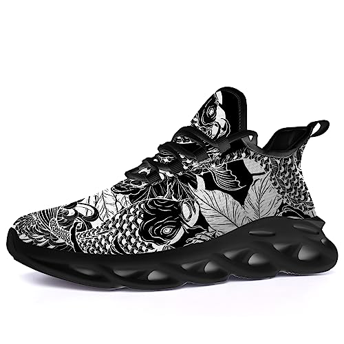 Carp Shoes for Women Men Running Shoes Athletic Walking Tennis Sneakers Gifts for Mom Women2