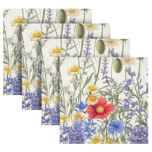 Servilletas de Tela Cuadradas 20 in Pack x6 miniatura 5