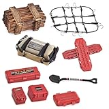 🧰【Red de equipaje】La red de equipaje está hecha de materiales elásticos y está equipada con ganchos. Colgar directamente en el portaequipajes para cubrir todos los accesorios decorativos.