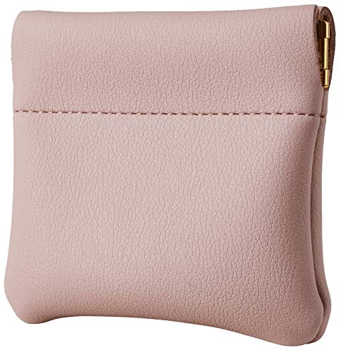 Image of Travelambo Leather Squeeze Coin Purse Pouch Change Holder for Men & Women