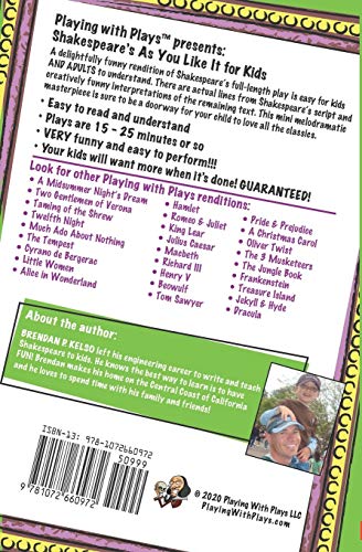 Shakespeare's As You Like It for Kids: 3 Short Melodramatic Plays for 3 Group Sizes (Playing With Plays) - Image 2