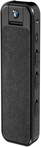 Andoer Corpora Mini cámara, cuerpo de policía de 1080P con lente giratoria de 180, gran angular de 90, clip trasero para grabaciónservicio