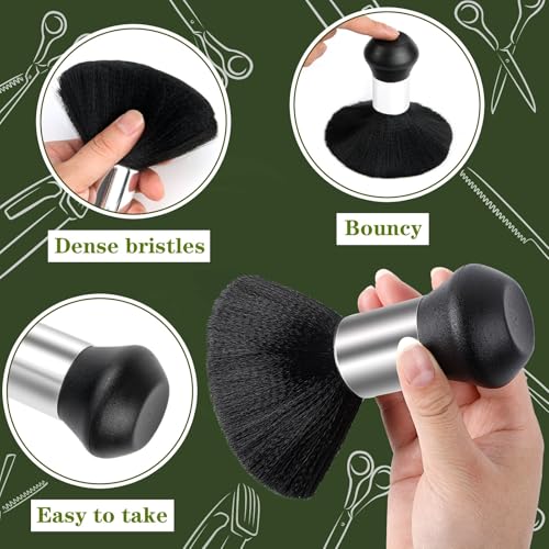 Image of FEBSNOW Barber Cape Professional Hair Cutting Cape with Neck Duster Brush
