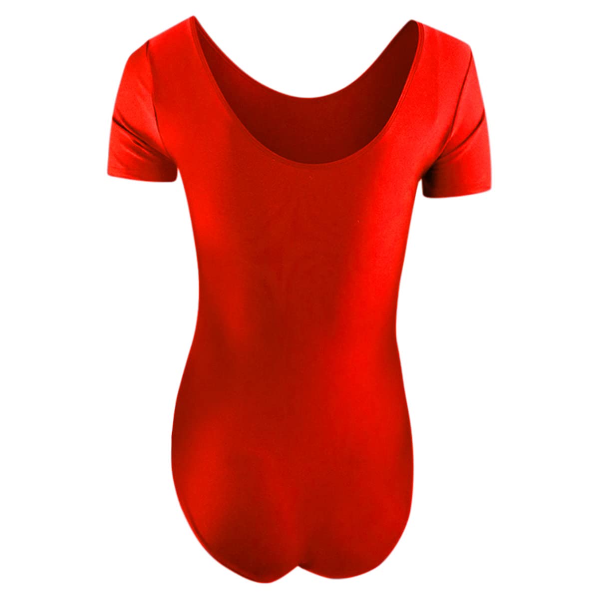 Intermezzo Body de ballet para mujer 3050 Bodyly Mc – Cuello redondo delantero y trasero – Manga corta – Fabricado en España