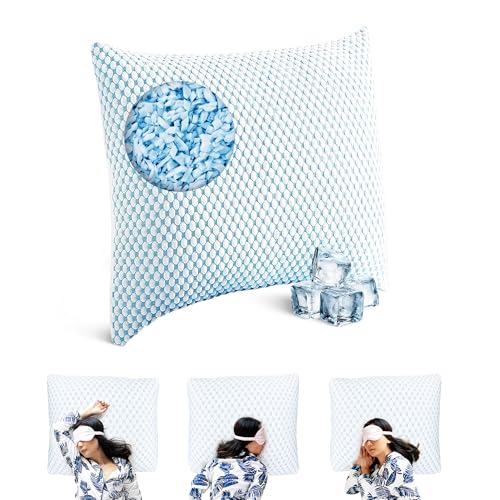 Memory Foam Kissen 80x80 – Weiches Gel-Kopfkissen für...