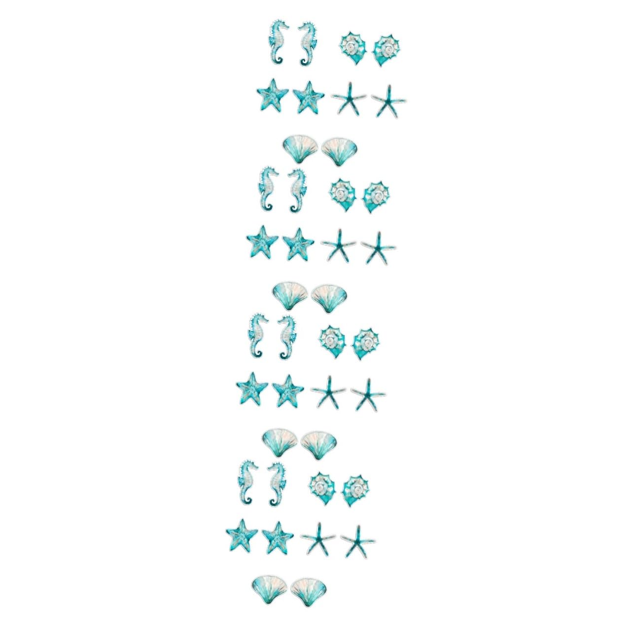 Amosfun 4 Juegos Adhesivos Anticolisión Estrella De Mar Adhesivos Decorativos Calcomanías De Ventana Pegatinas De Pájaros Para Ventanas Pegatinas Magnéticas Pastas Anticolisión 10 Uds * 4