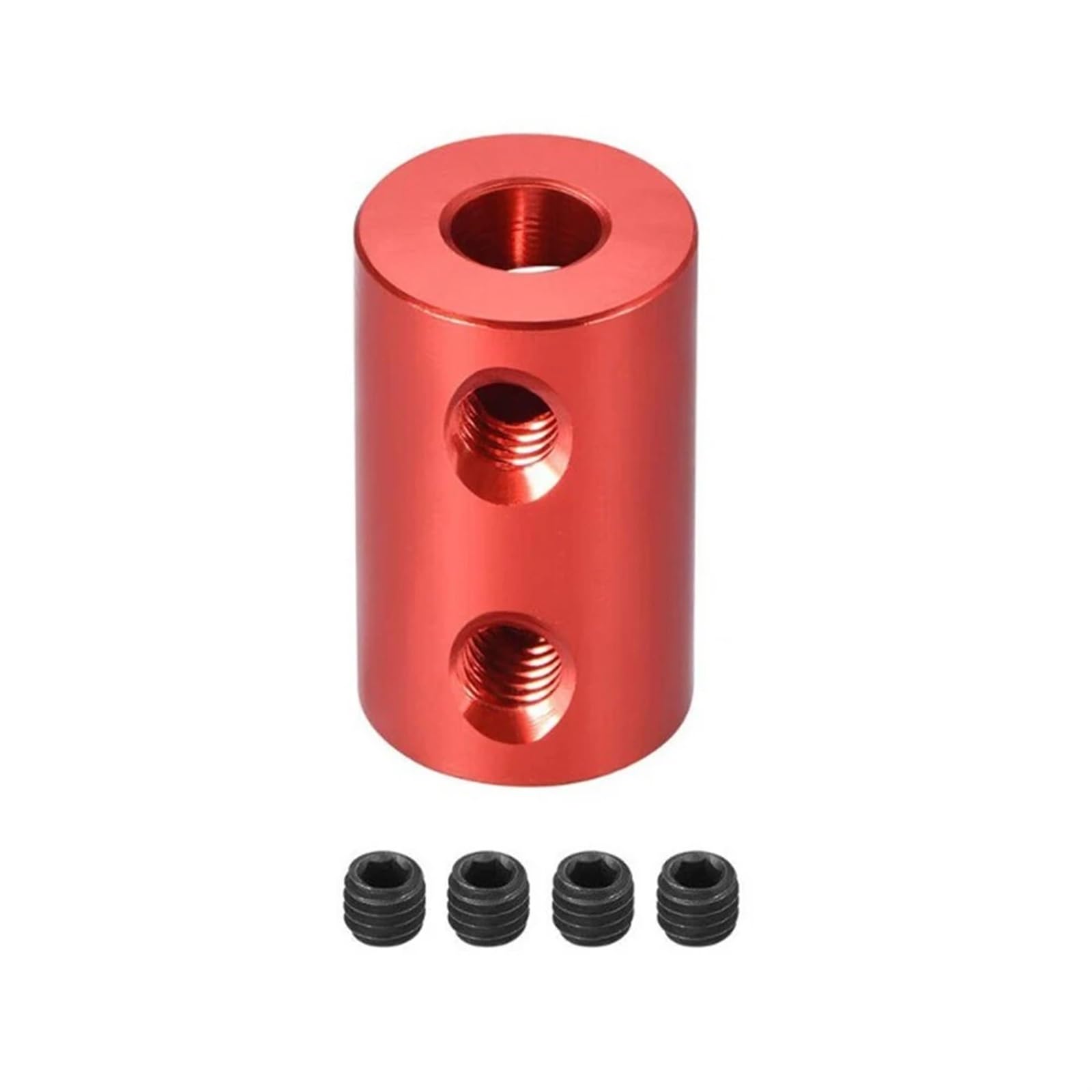AMZBNEIDI Flexible Shaft Couplings Motor, Rigid Coupling 90 Degree Fixing D12 L20 Red for 2-6mm Shaft Stepper Motor(3.17mm to 5mm)