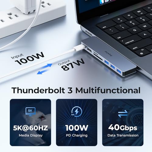 RayCue USB C vers HDMI Mac hub accessoire multiport pour MacBook Pro Air