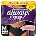 Always Discreet Boutique Inkontinenz-Höschen Plus Schwarz, Frauen, M, 9 Höschen, Fühlt Sich An Wie Unterwäsche, Super Saugfähig, Das Design Schmiegt Sich Ihrem Körper An für Eine Angenehme Passform