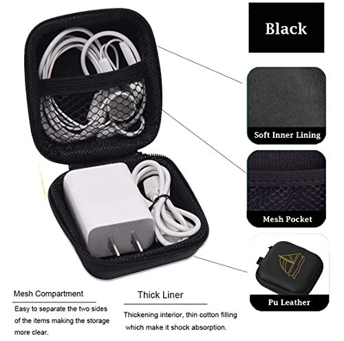 Image of Stealodeal Leather Zipper Headphone Case