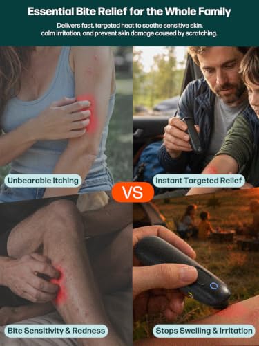 Image of Bug & Mosquito Bite Relief Device, Dual-Mode Heat & Night Light