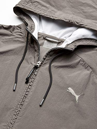 PUMA Men's A.C.E. Full Zip Windbreaker, Charcoal Gray/Asphalt, X-Large4