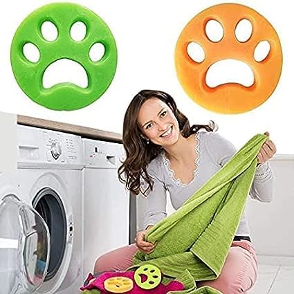 NAVA PAVA 2 PC Pet Hair Remover for Laundry, Eco-Friendly & Reusable Hair Remover Ball for Washing Machine, Pet Hairball Quick Epilator Shaver for Removing Dust Perfect for Clothing, Furniture (B0CDM3W9LZ) Amazon Price History, Amazon Price Tracker
