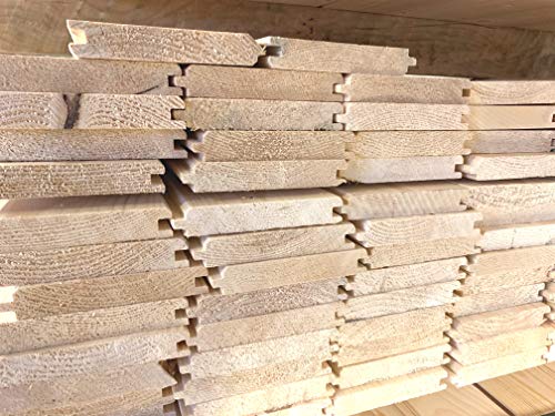 Perline sottotetto abete non trattato qualità commerciale sp.mm.20 pz.5. Made in Italy. (mm.20x120x2000 mq.1,08)