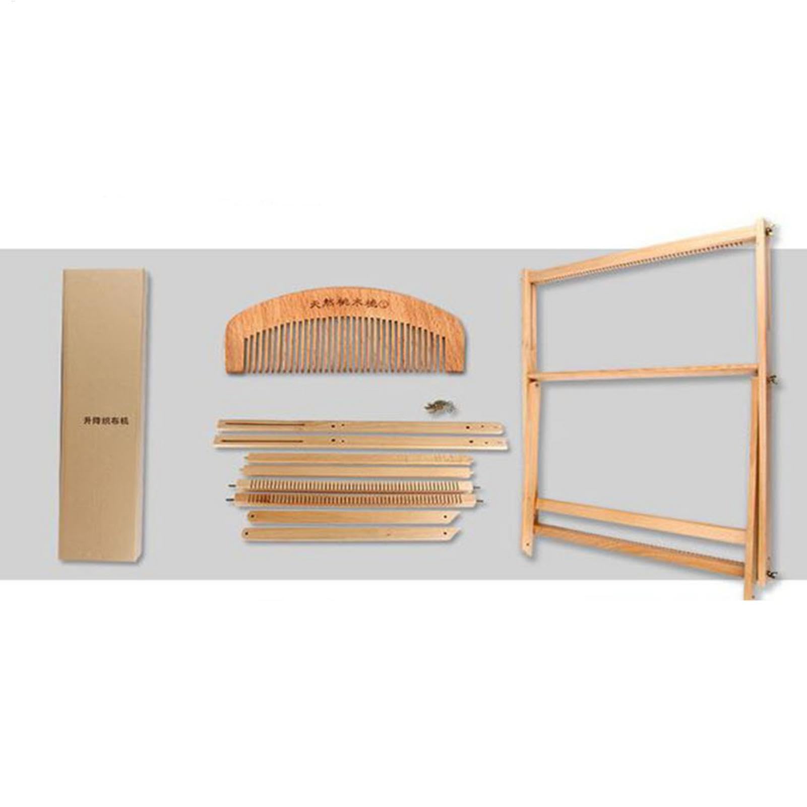Webrahmen – Werkzeug zum Nähen von selbstgemachten Stoffen für Kinder, Weben Kit für Tapisserie aus Holz, Textil, Nähwerkzeug, Rahmen für