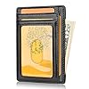 Buffway Slim Minimalist Front Pocket RFID Blocking Leather Wallets for Men and Women