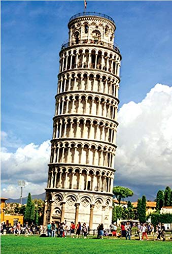 Jigsaw Puzzle For Adults 1000 Pieces Leaning Tower Of Pisa Family Challenge Games Home Decoration Gifts 38x52CM