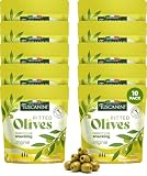Tuscanini Original Snack Olives, 30g (Pack of 10) | Convenient Olive Pouches for Snacking | No Oil | Gluten Free, Vegan, Keto Friendly | Pitted Olives | Great for Travel, Picnics, and Office Snacks
