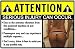 Attention Sticker