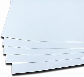 SEJASCOLLECTIONS | Pack of 5 Sheets | A1, Big/Full Size, 400 GSM Thickness, Super Smooth Finish Ivory Drawing Paper Sheet...