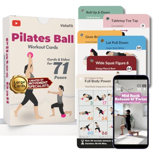 Mini Pilates Ball Workout Cards