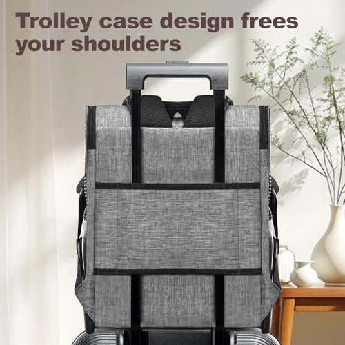 Katzenrucksack Doppel-Schulter Haustier Rucksack – Atmungsaktive Katzentasche mit großer Kapazität, Mehrfach-Reißverschluss, Reflektierende Streifen, Komfortable S-Gurte, Dunkelgrau 41x35x25cm