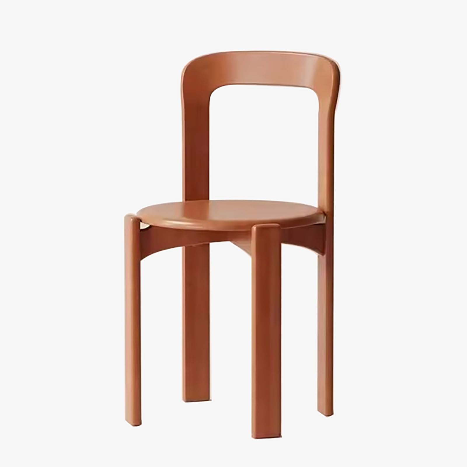 Sedie da Pranzo in Legno massello per Cucina e bistrot da Giardino, sgabelli da Bar Moderni Senza braccioli, sedute comode per Sala da Pranzo e Hotel.
