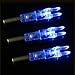 6PCS-New S Lighted Nock for Arrows with .244/6.2mm Inside Diameter Led Nocks with Switch Button for Archery Hunting