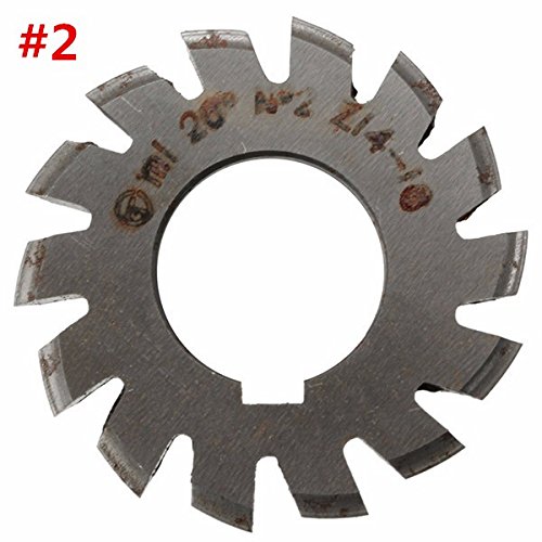EsportsMJJ Módulo 1 Pa20 Alesaje 22M M #1-8 Cortador Espiral De La Fresadora del Engranaje del Hss 1