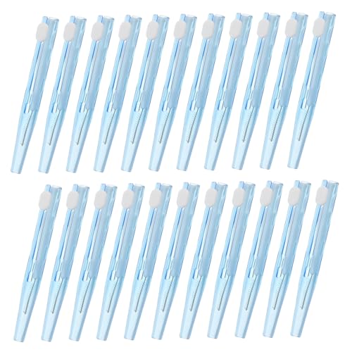ORFOFE 40 piezas Cepillos Interdentales para Cepillos Pequeños con Cerdas Suaves y Mango Ergonómico Herramienta Portátil de Limpieza Dental para Hogar Viaje y Oficina