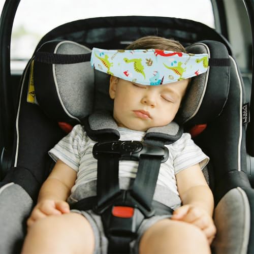 Soporte de cabeza para asiento de bebé con banda ajustable 2 piezas miniatura 3