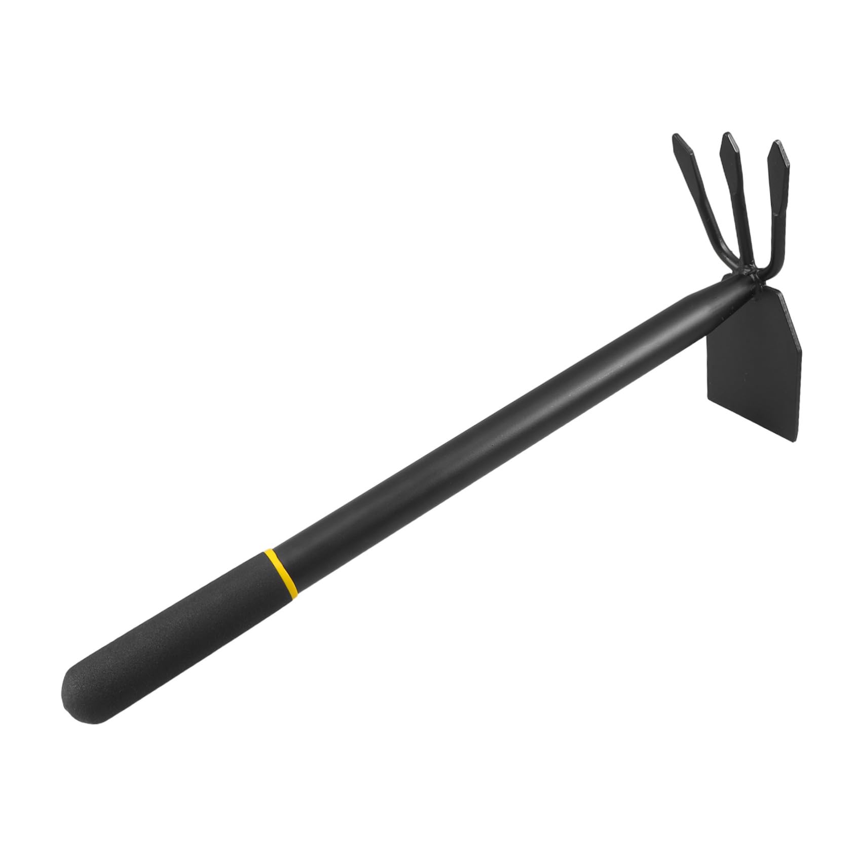 HANABASS Sarchiatore da Giardino in Acciaio al Manganese, Utensile a Doppia Testa, Monoblocco, Antiruggine, per Orto e Coltivazione del Terreno