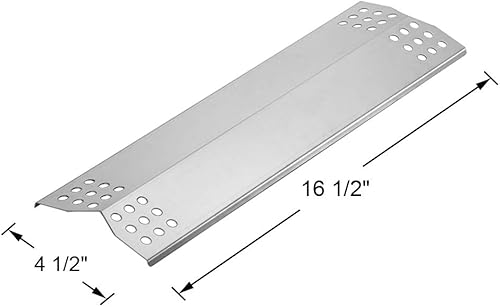 Miniatura 2 de Piezas de repuesto para parrilla de gas Kitchenaid de 2 quemadores 720-0819, 720-0819GH, 730-0819G, 2 placas de protección térmica + 2 tubos de