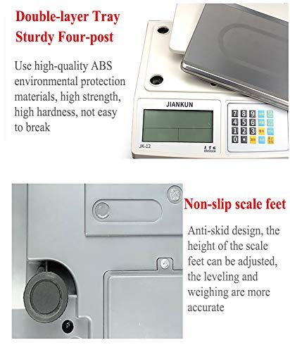 Cgoldenwall High Precision Scale Digital Counting Scale For Parts And Coins With 10Kg Capacity 0.1G Accuracy Electronic Gram Scale With Upper And Lower Limit Alarm(10Kg / 0.1G) #TOP3
