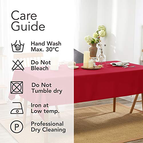 Deconovo Tovaglia Impermeabile Rettangolare in