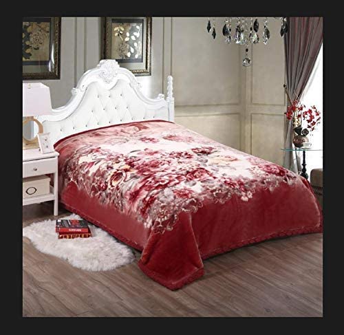 Image of Signature Microfiber Comfy Gold Super Soft 2 Ply King Size Double Bed Luxury Winter Blanket 5kg for Heavy Winter. (Sunset Horizon)