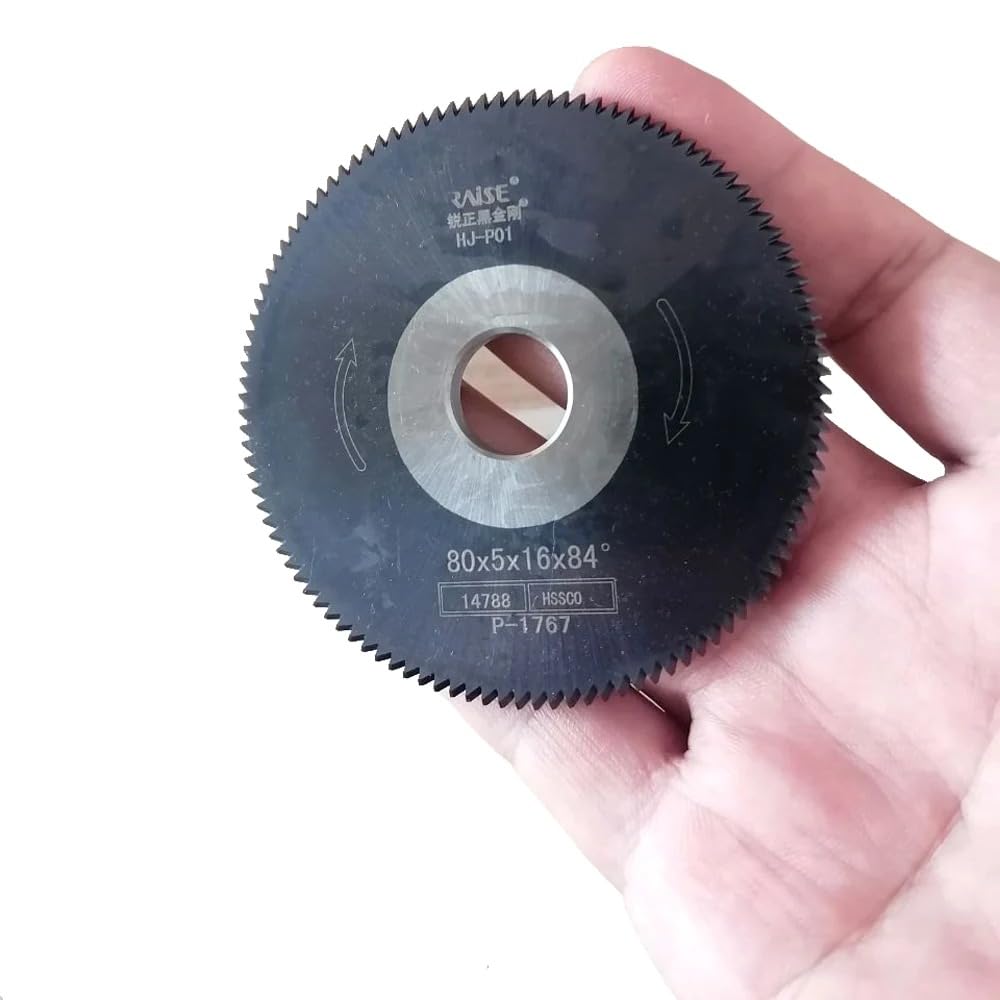 HJ-P01 Double Angle Cutter Speed(D746382ZB - D446382PT) D735282ZB 80X5.0X16(E149674) in H.S.S fit for Silca Speed 040/044/045HD Manual Machines (P01-HJ)