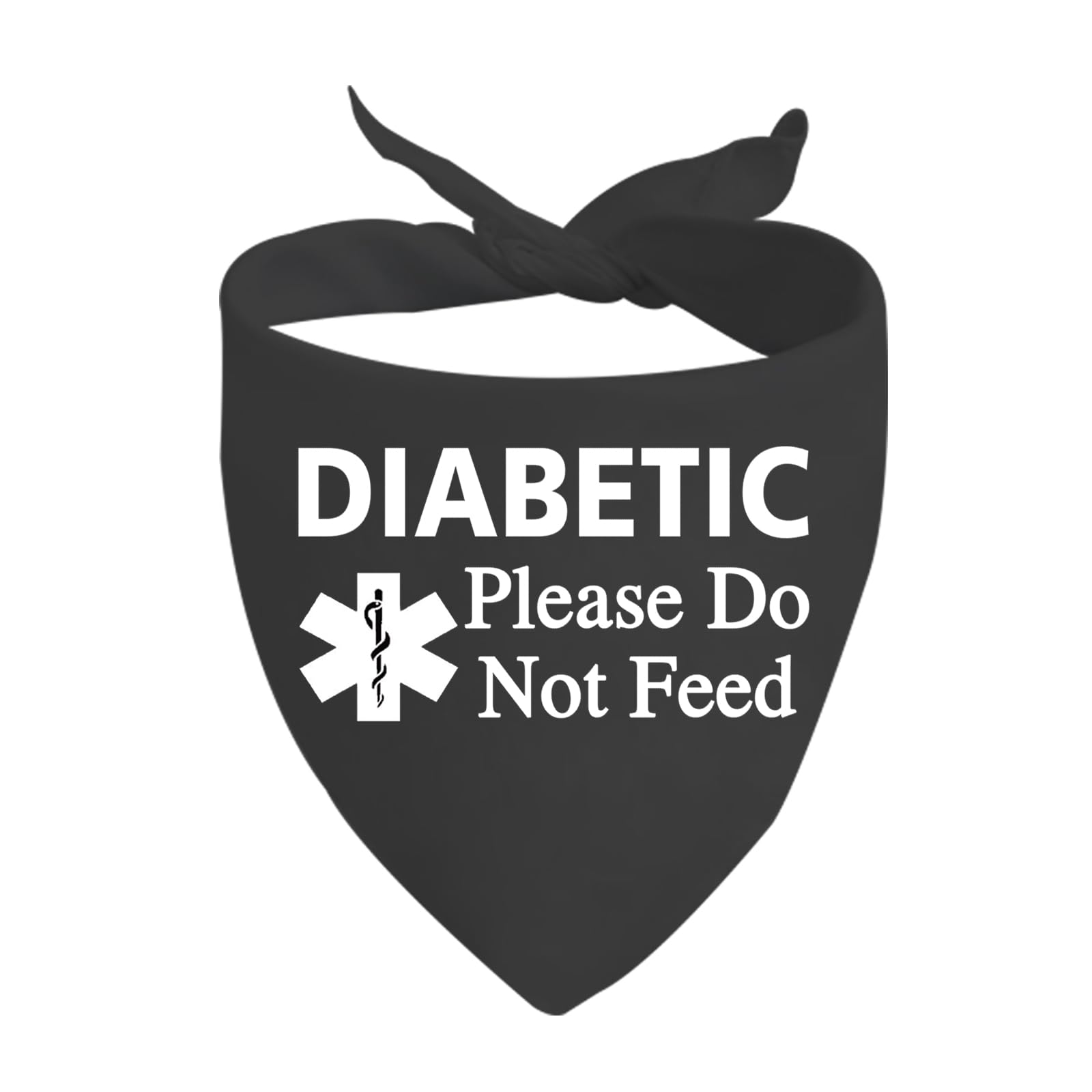 1 Piece Diabetic Please Do Not Feed Dog Bandana Diabetic Dog Pet Bandana (Please Do Not Feed D)