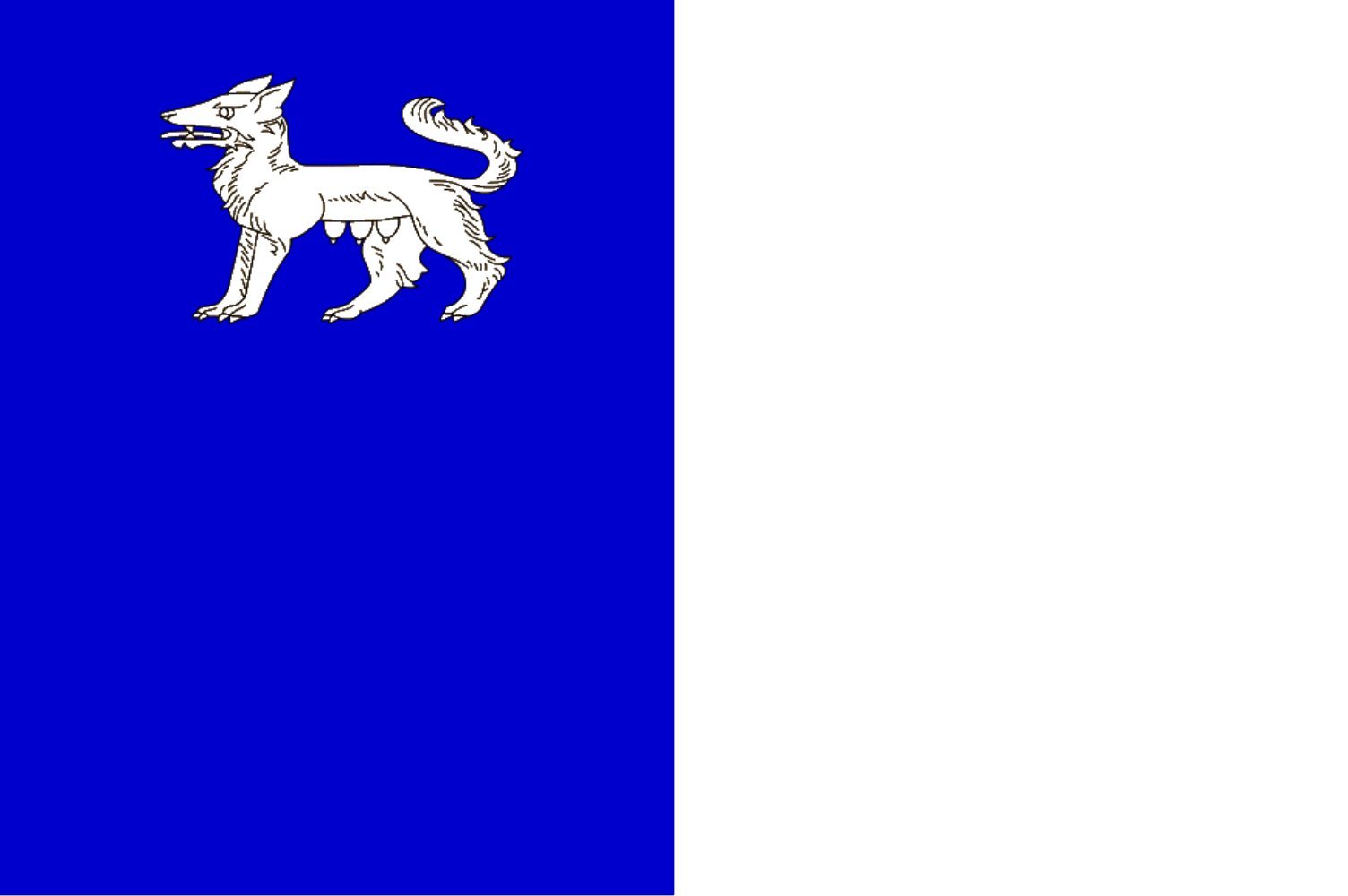 Drapeau La Louvière grand format pour honorer vos racines avec fierté