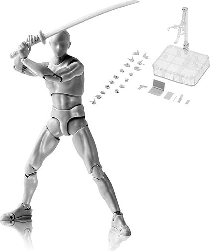 Amazon Co Jp デッサン人形 モデル人形 男性 グレー フィギュア 漫画 キャラクター イラスト デッサン 付属小道具パーツ 絵描き 練習 Dx04 ホビー Amazon Co Jp デッサン人形 モデル人形 男性 グレー フィギュア 漫画 キャラクター イラスト デッサン 付属小道具パーツ 絵描き 練習 Dx04 ホビー