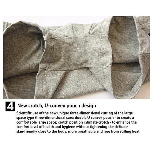 Calzoncillos con bolsillo oculto con cremallera para guardar objetos de valor en talla 4XL 5