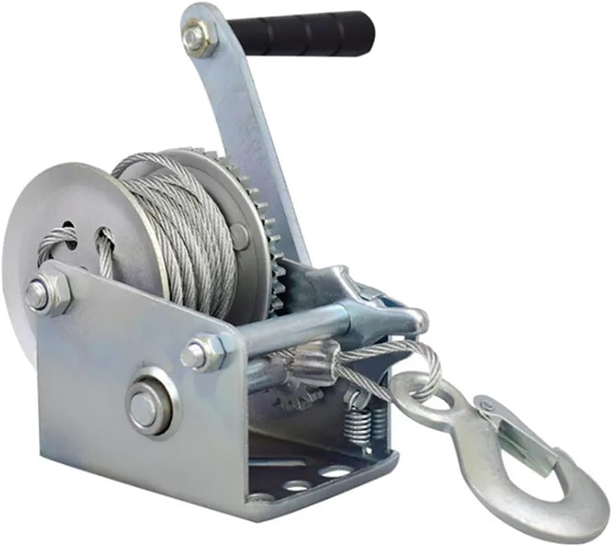 Hand Winch,Boat Trailer Hand Winch, Manual Winch Wire Rope Traction Hoisting Winch Precisely Control The Movement